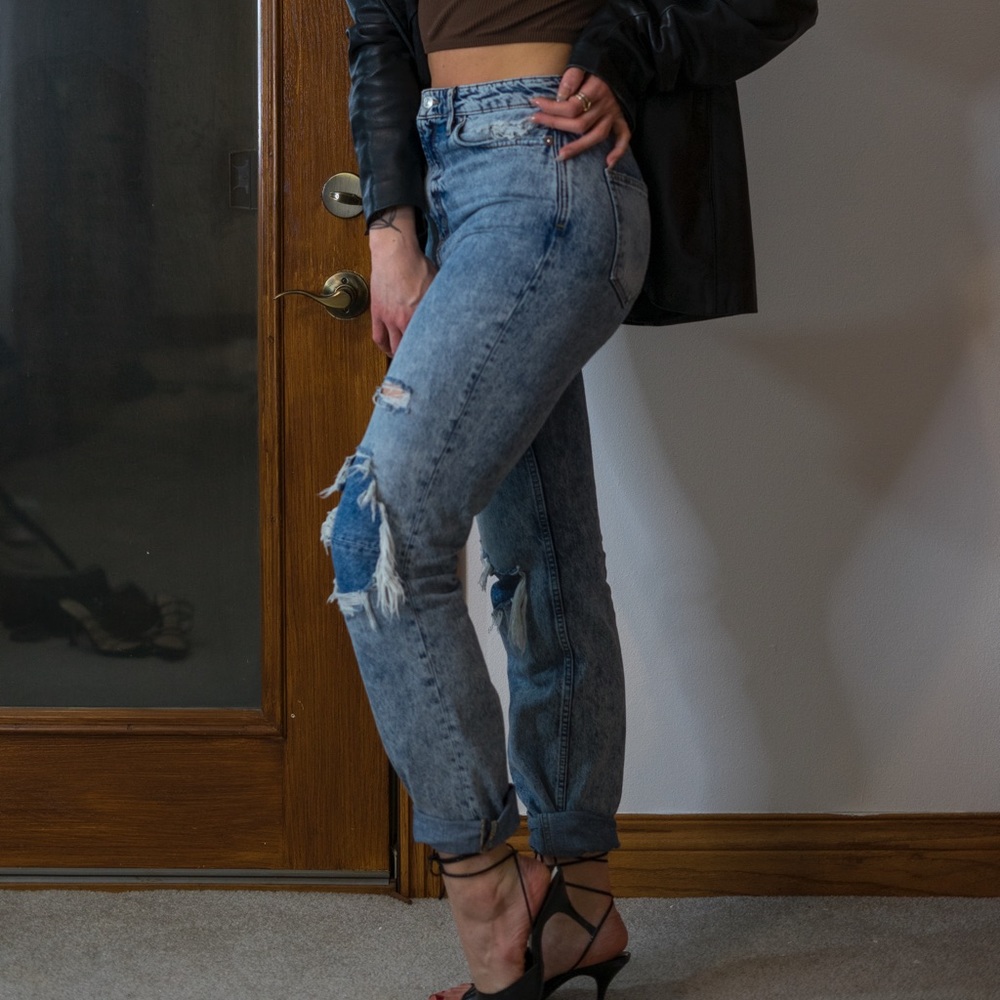 Free People My Own Lane blue Jeans Sz 29